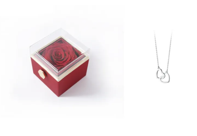 BloomSpin Acrylic Jewelry Organizer