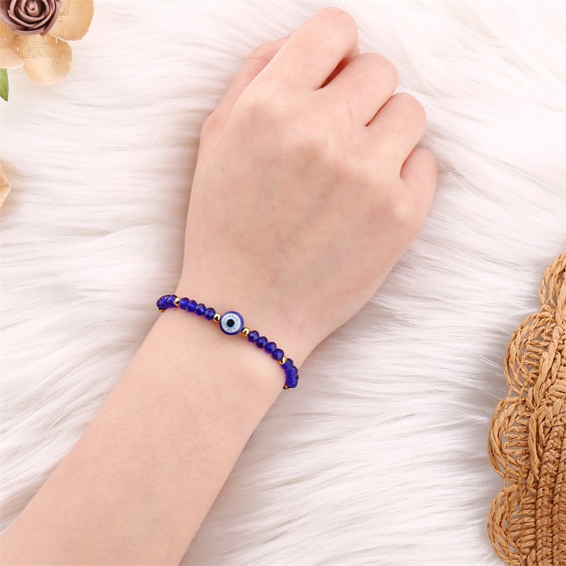 Beaded Adjustable Knitting Bracelet Craft Accessory