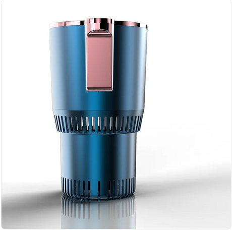 2-in-1 Car Cup Holder with Heating & Cooling, Digital Temperature Display