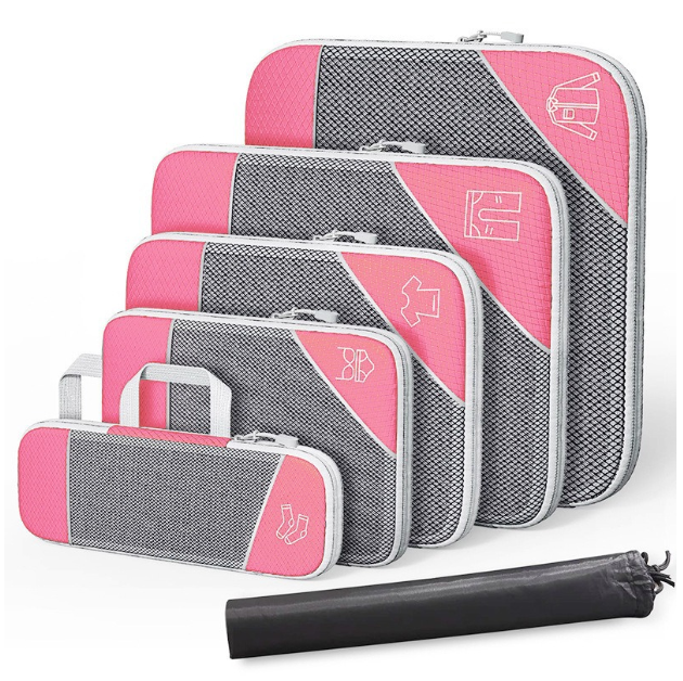 Lightweight Travel Storage Organizer Set with Shoe Bag
