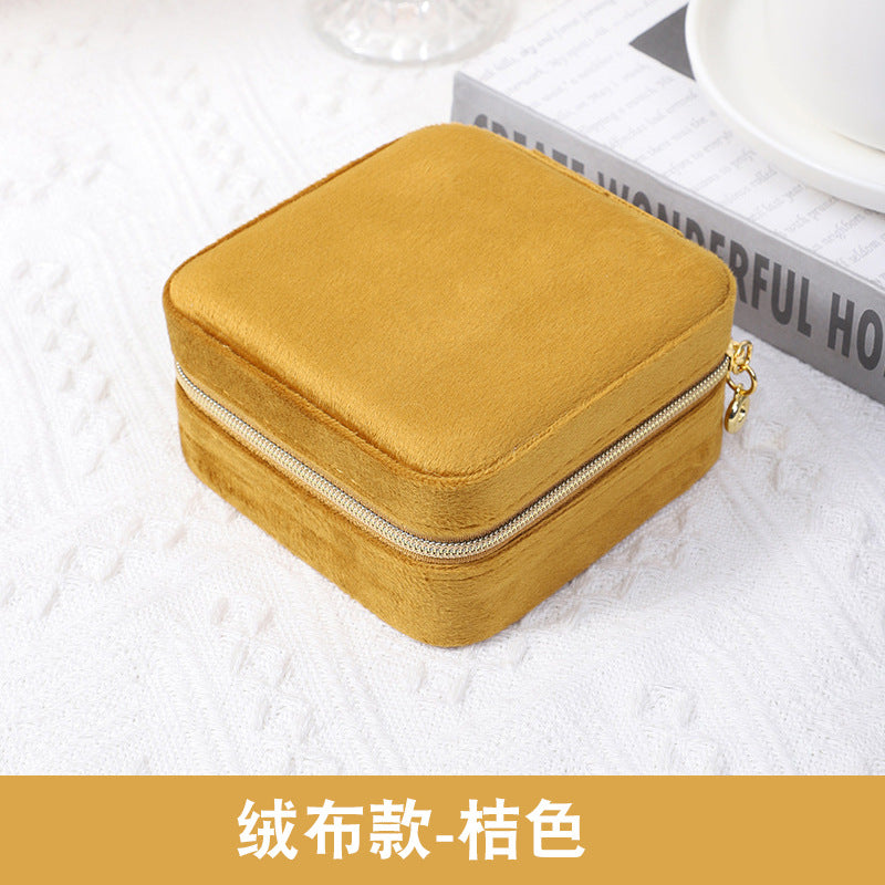 Compact Jewelry Organizer Box for Travel and Storage