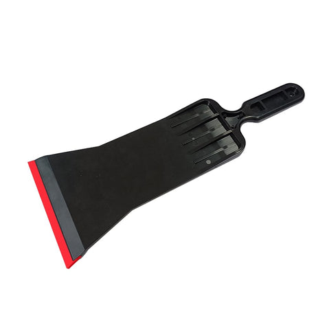 Wider Bulldozer Squeegee Water Blade Handle Scraper Side Wiper Swiper for Vinyl Car Auto Glass Film Window Tint Tools (Black with red Blade)