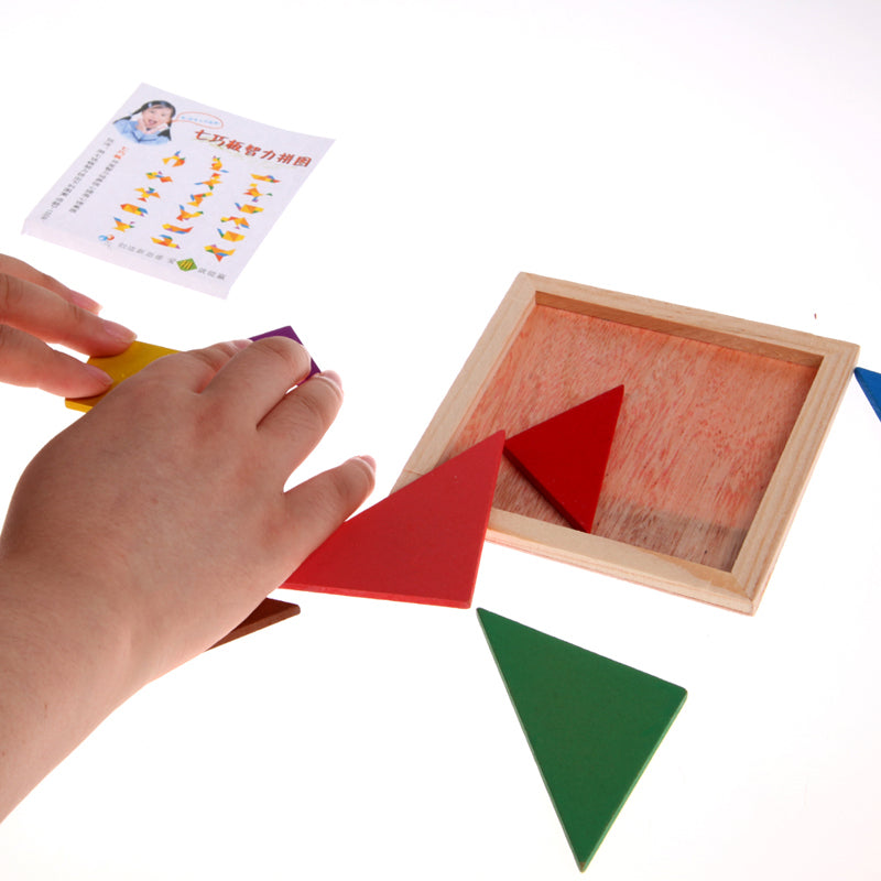Tangram Building Blocks - Educational Toy for Kids