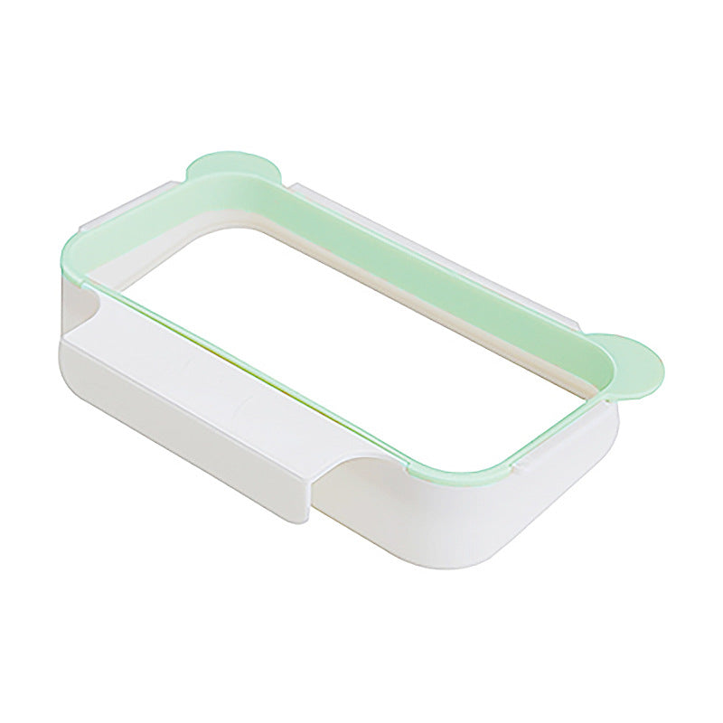 Wall Mounted Kitchen Garbage Bag Rack Organizer