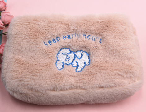 Cute Cloud Plush Cosmetic Bag