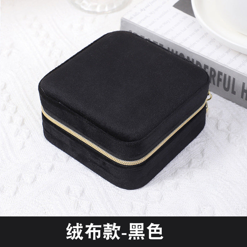 Compact Jewelry Organizer Box for Travel and Storage