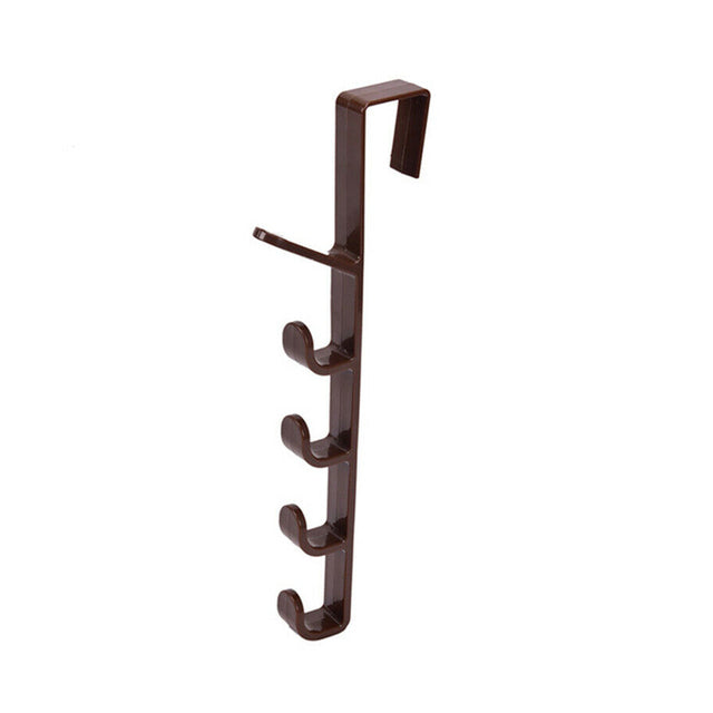 Multi-purpose Five-segment Hook Rack Organizer