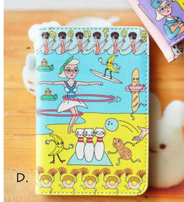 Novelty Passport Organizer Wallet for Travel Essentials