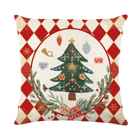 Flax Pillow Sofa Cushion for Home Decor