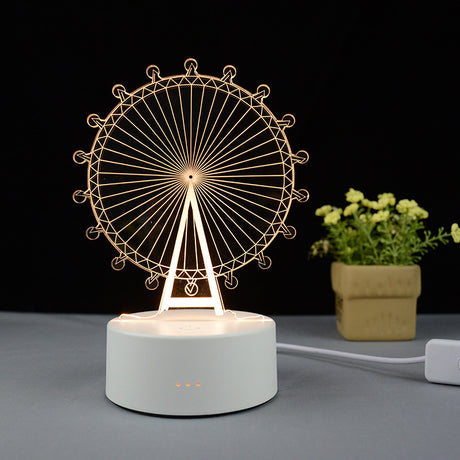 3D LED Jellyfish Night Light for Smart Home Decor