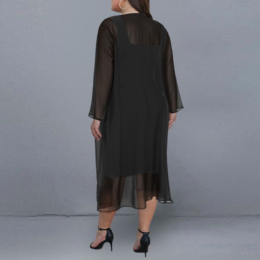Spring Women's Loose Fit Slim Temperament Dress