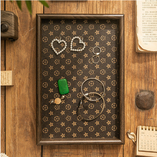 Vintage Square Jewelry Organizer and Tea Tray (Home Use)