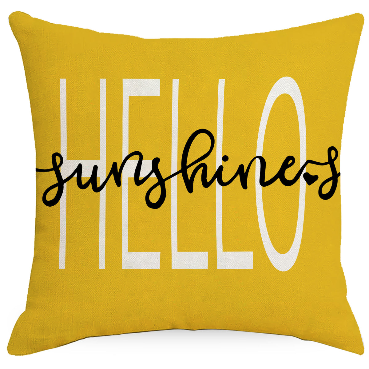Summer Flowers Printed Throw Pillow Cover for Home Decor