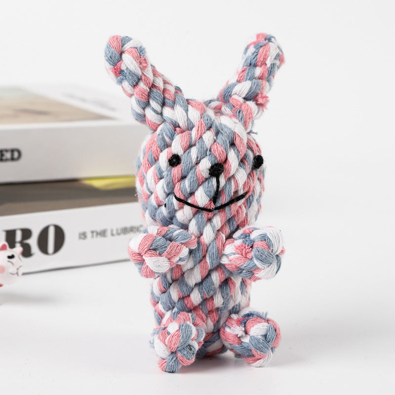 Pet Toy: Chew Rope Animal Shape for Dogs