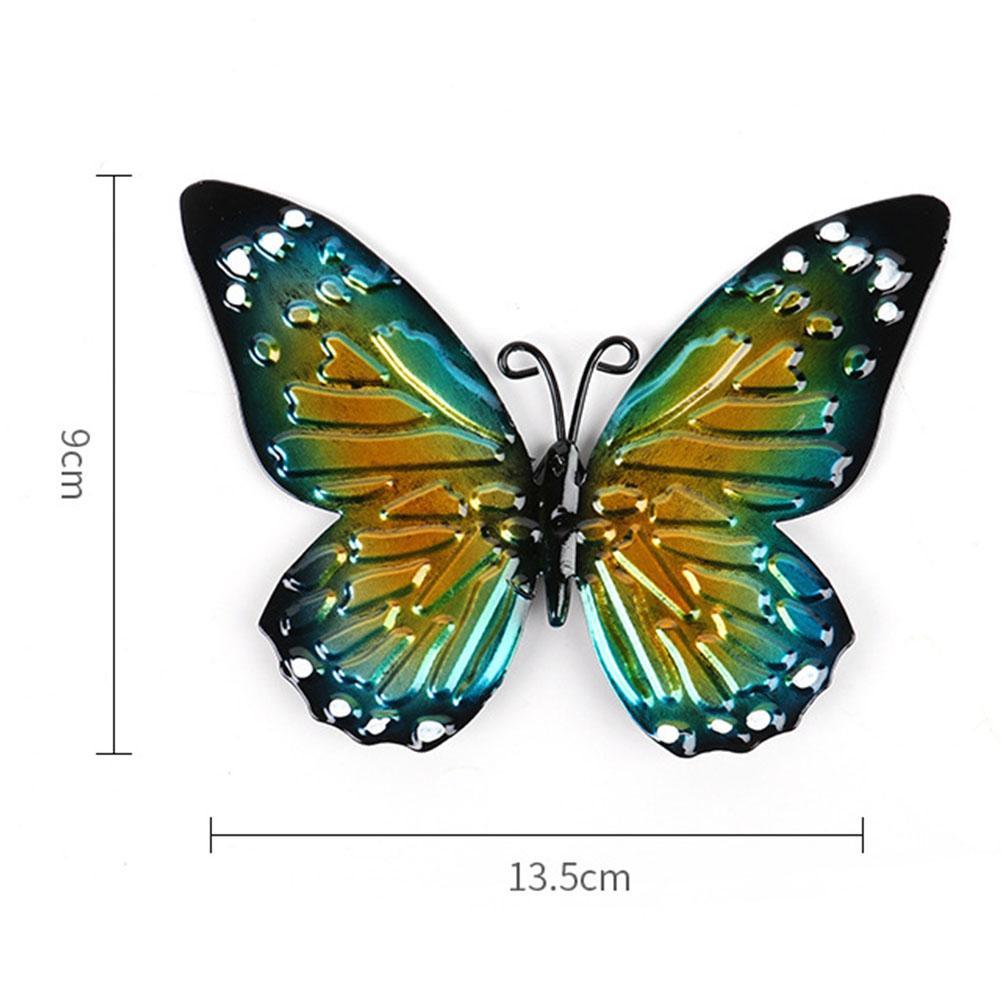 Metal Butterfly Sculpture for Outdoor Garden Decor