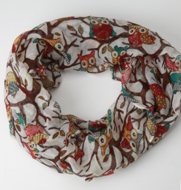 Owl Scarf - Versatile Neck Wrap Accessory
