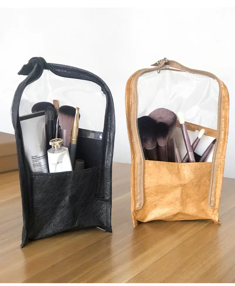 Portable Waterproof Makeup Brush Organizer Bag