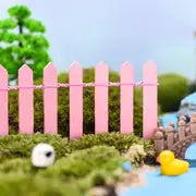 Mini Wooden Fence for Fairy Garden Decor (90x5cm)