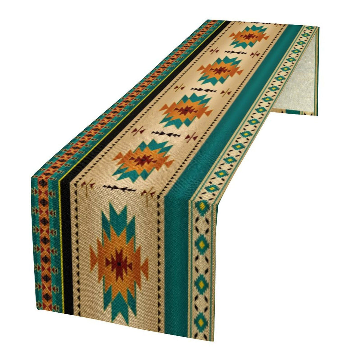 Yearn Jear Aztec Southwest Table Runner Ethnic Style Design Geometric Triditional Kitchen Table Runners Table Setting Decor for Garden Farmhouse Wedding Party Holiday Dinner Home 13x70 Inch