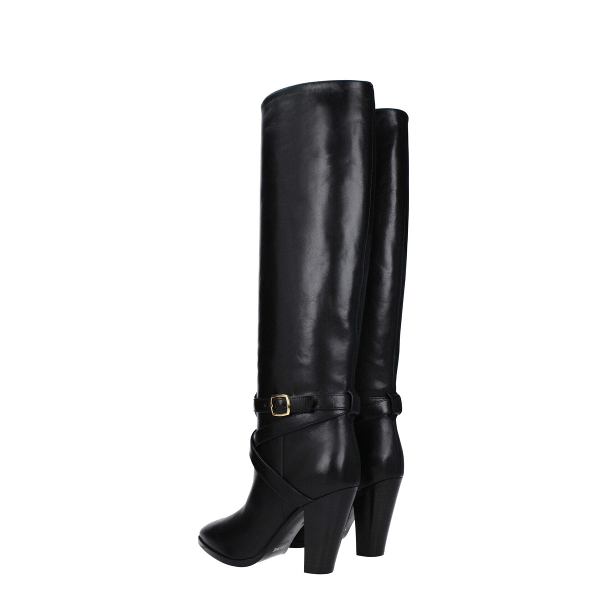 Celine Black Leather Boots