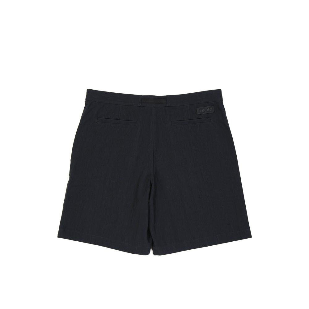Dior Black Cotton Bermuda Shorts
