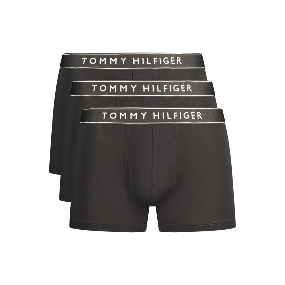 Tommy Hilfiger Black Cotton Men's Boxer Short
