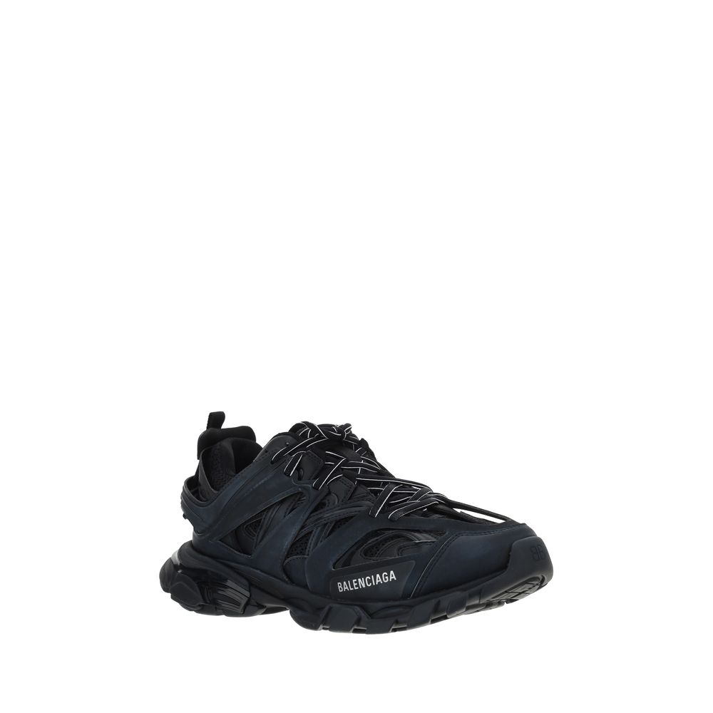 Balenciaga Black Polyester Sneakers