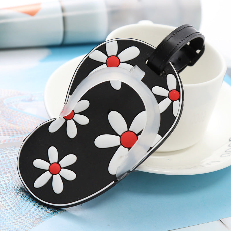 Creative Silicone Luggage Tag for Suitcase (PVC)