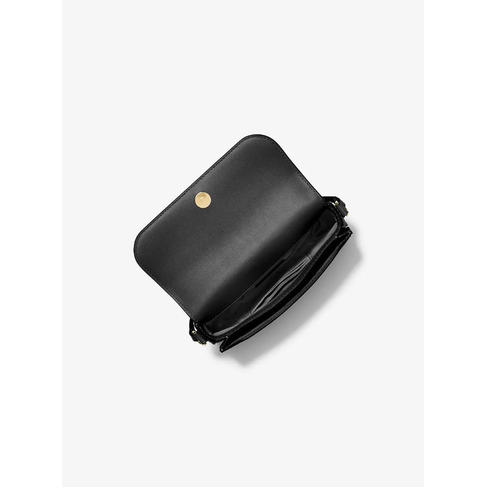 Michael Kors Black Leather Crossbody Bag