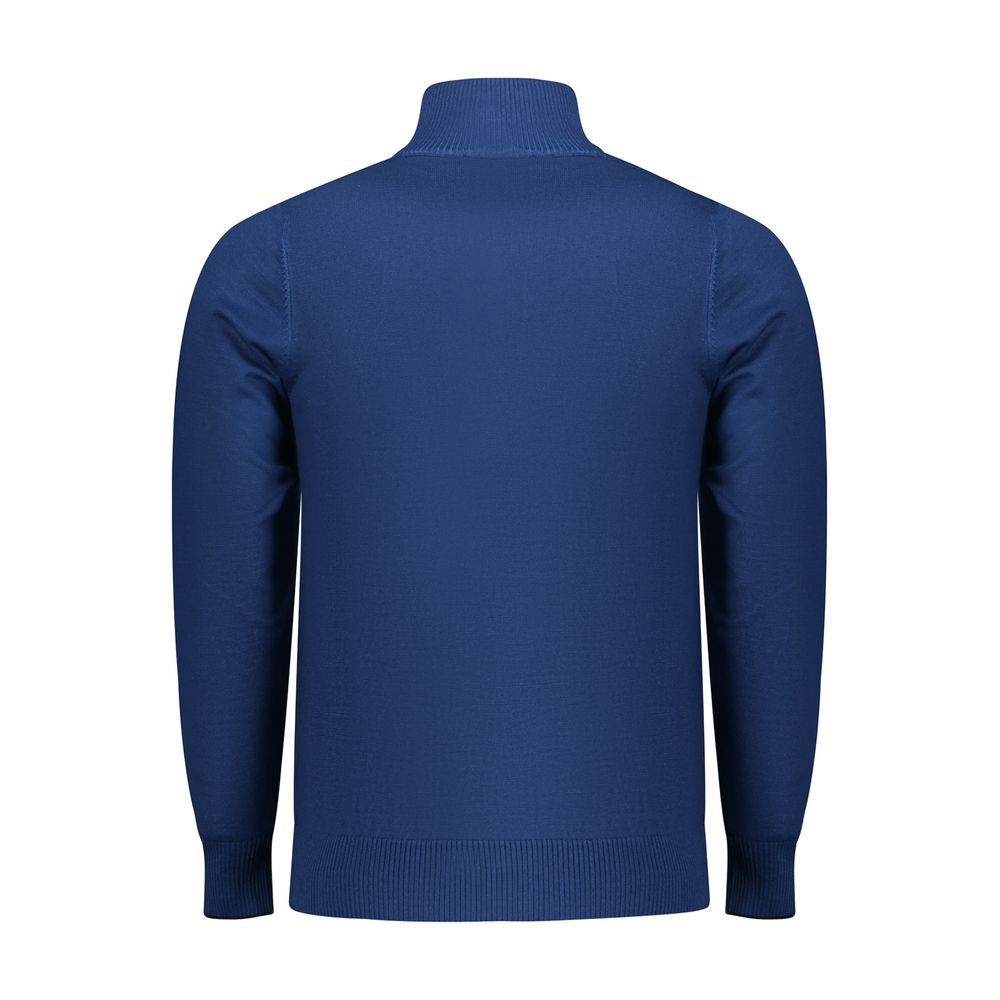 Coveri Moving Blue Viscose Men Sweater