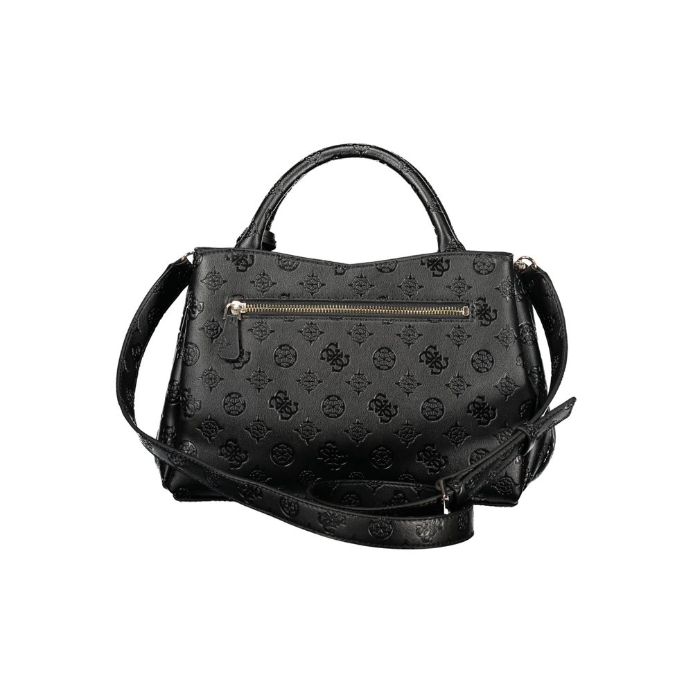 Guess Jeans Nero Poliuretano Women Handbag