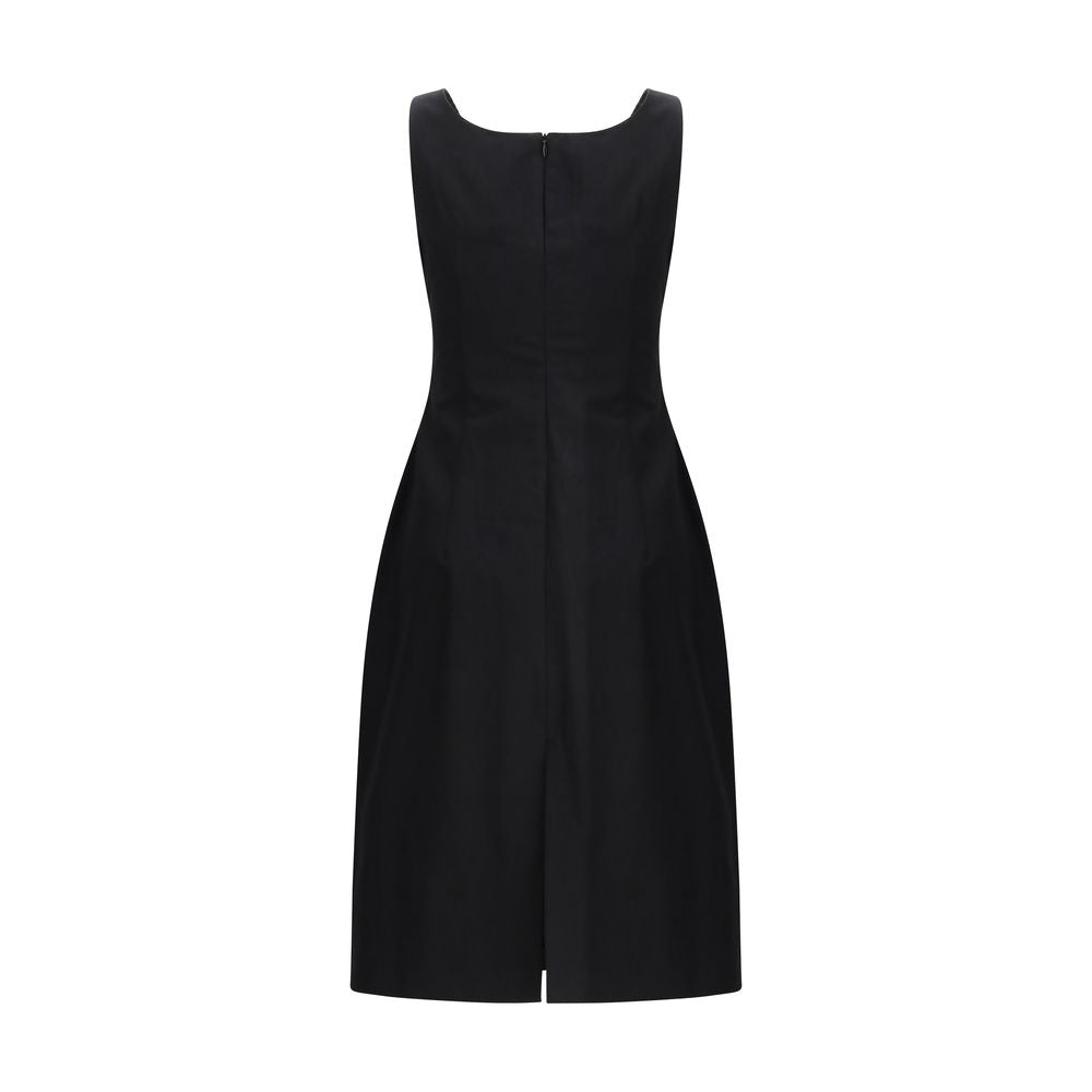 Magda Butrym Black Cotton Casual Dress