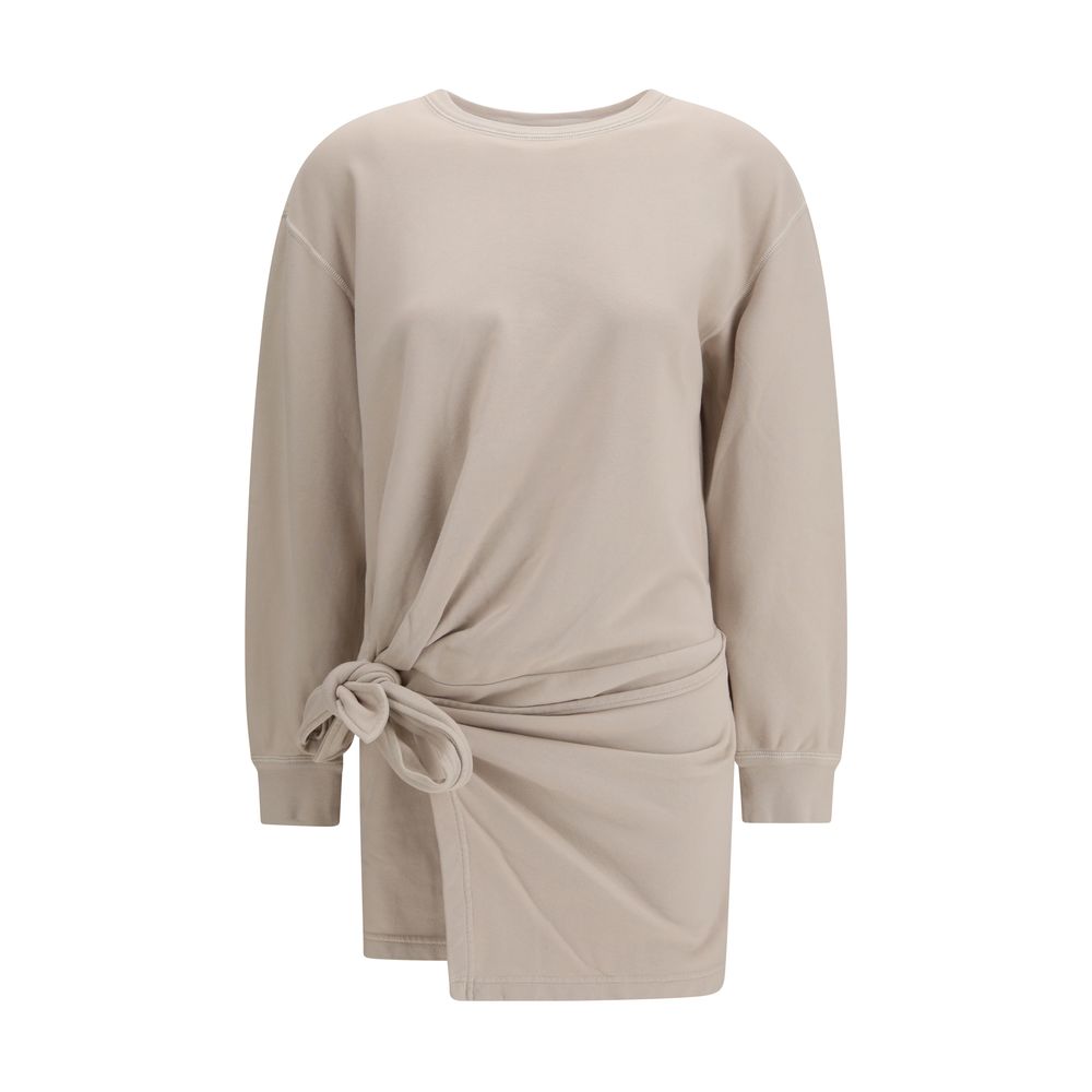 Marant Etoile Beige Cotton Casual Dress