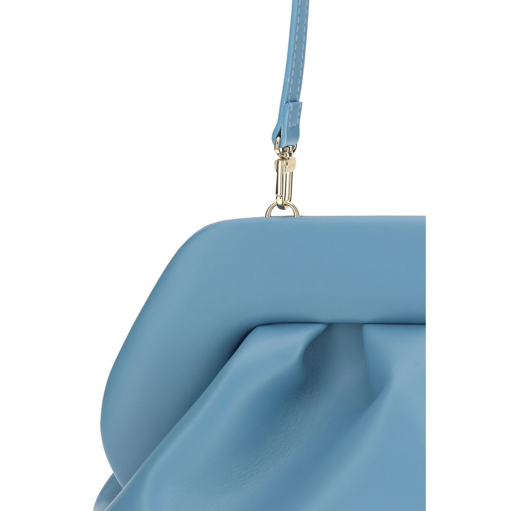 THEMOIRè Blue Other Fibres Clutch Bag