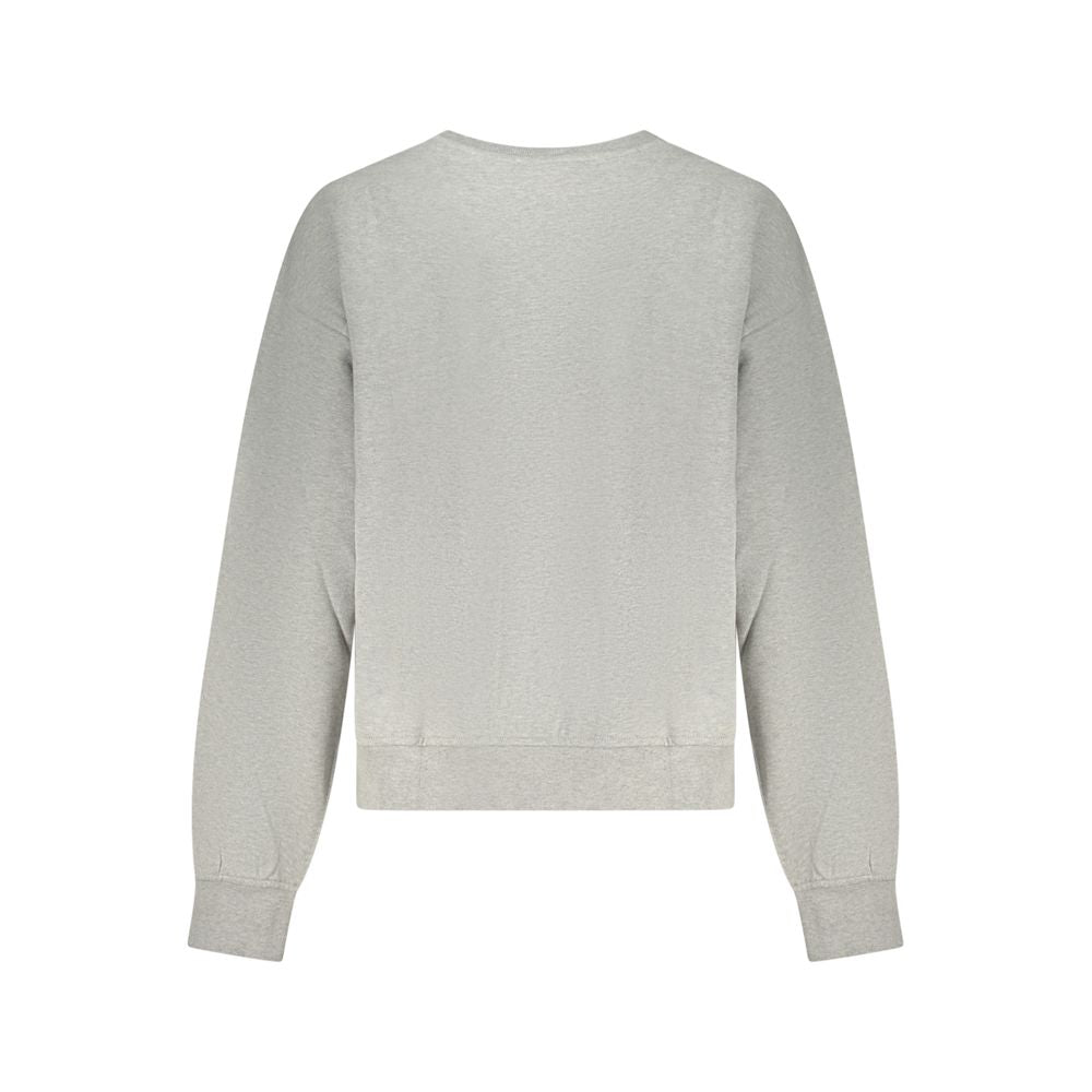 Calvin Klein Grigio Cotton Women Sweatshirt