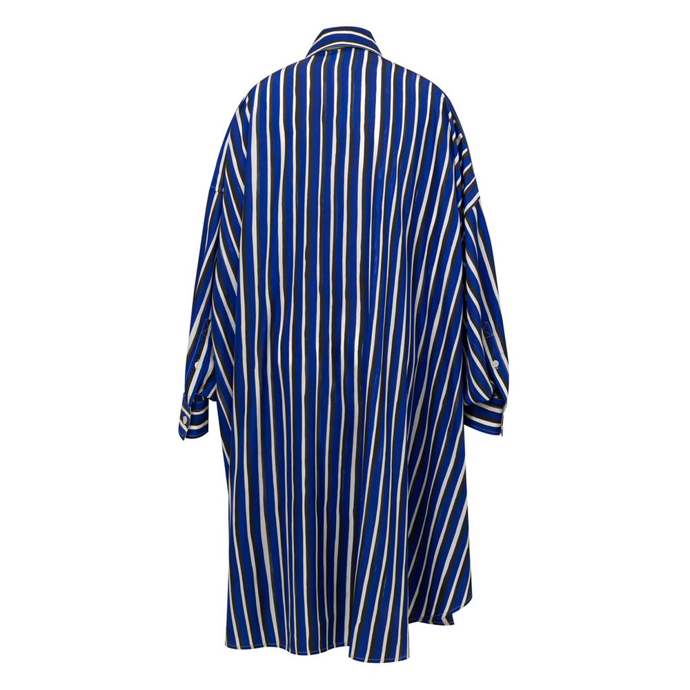 Bottega Veneta Blue Textile Long Dress