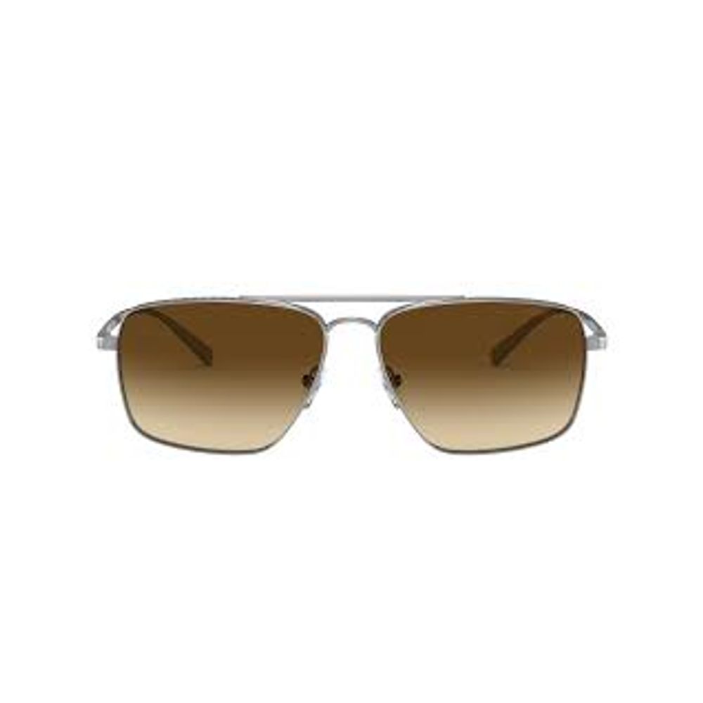 Versace Gray Metal Sunglasses