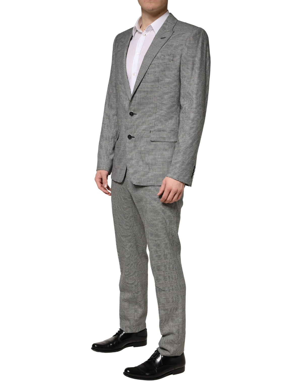 Dolce & Gabbana Gray MARTINI Single Breasted Formal 2PC Suit