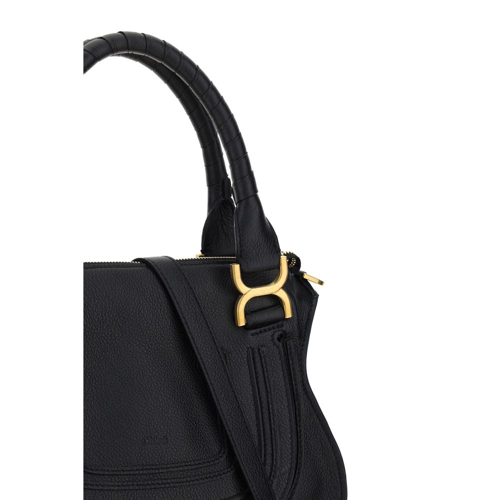 Chloé Black Calf Leather Bos Taurus Shoulder Bag
