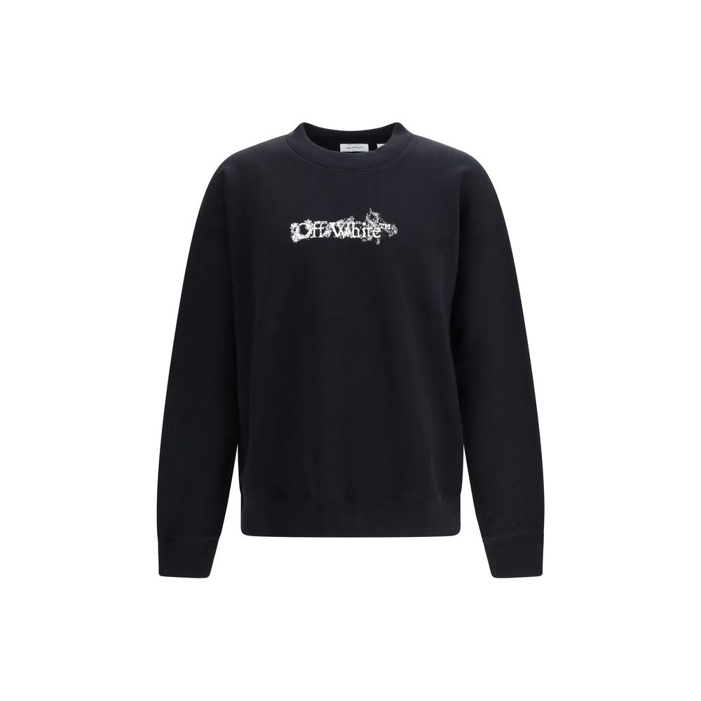 Off-White Black Cotton Sweatshirt