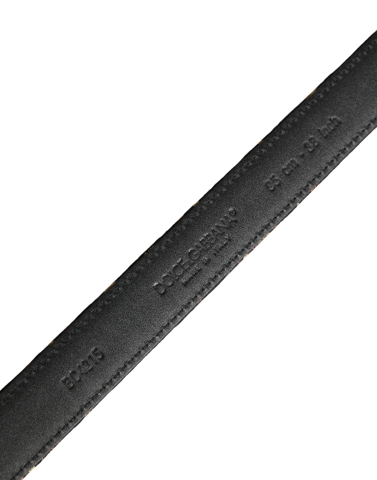 Dolce & Gabbana Multicolor Jacquard Silver Metal Buckle Belt