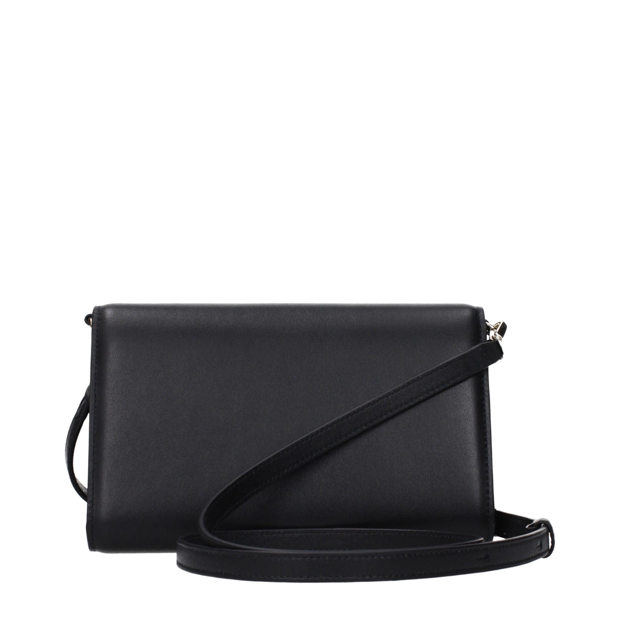 Jimmy Choo Black Leather Clutch Bag
