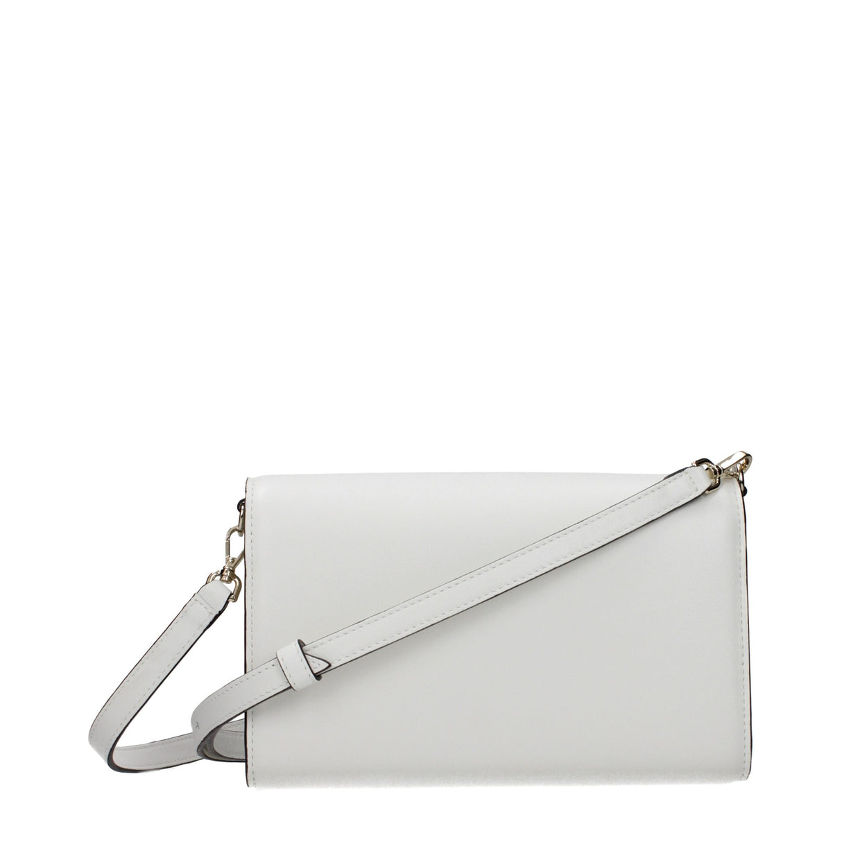 Jimmy Choo White Leather Clutch Bag