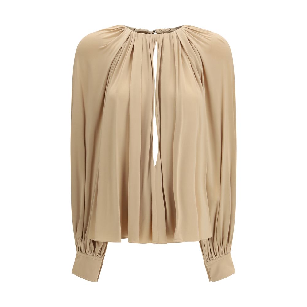 Ferragamo Beige Viscose Blouse