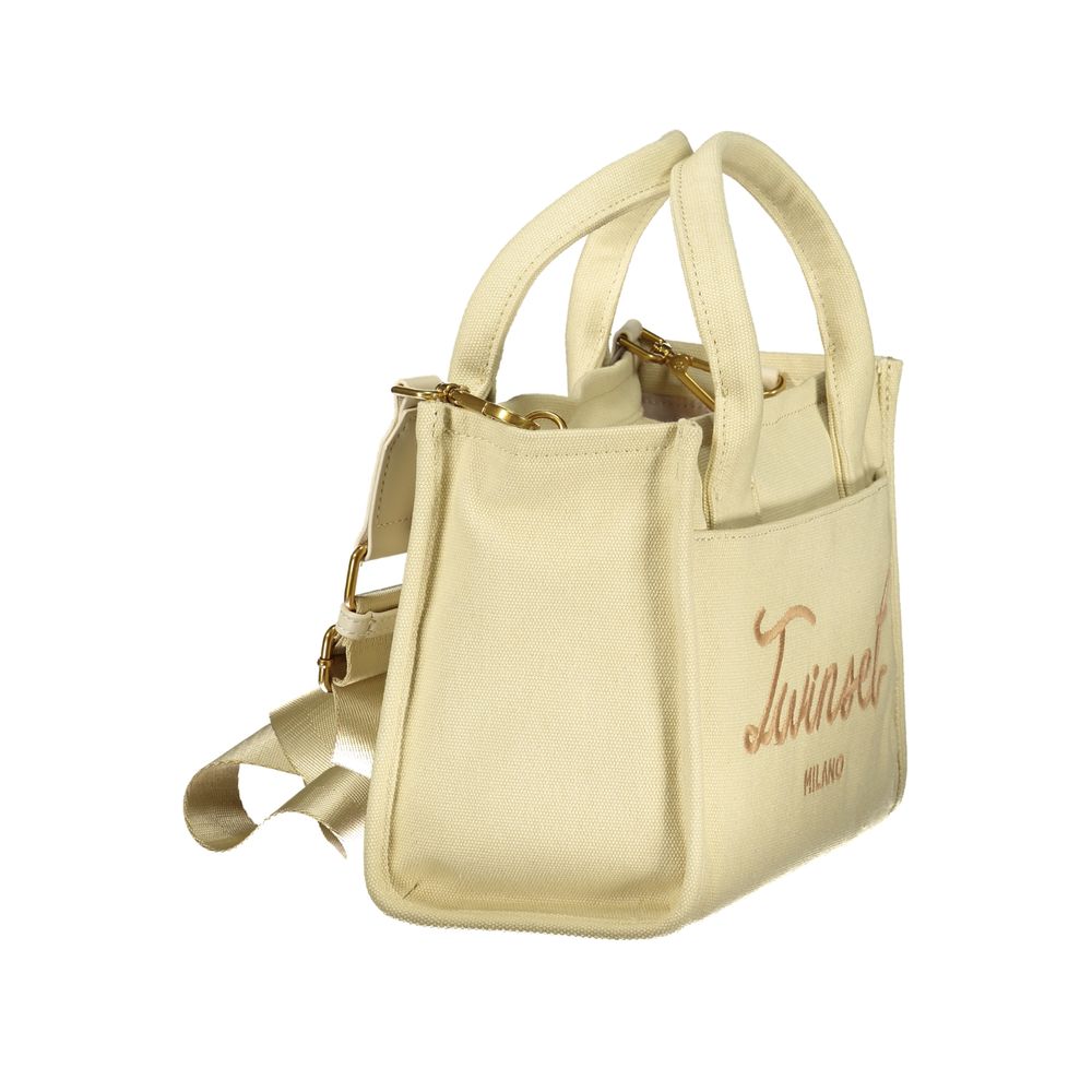 Twinset Beige Cotton Women Handbag
