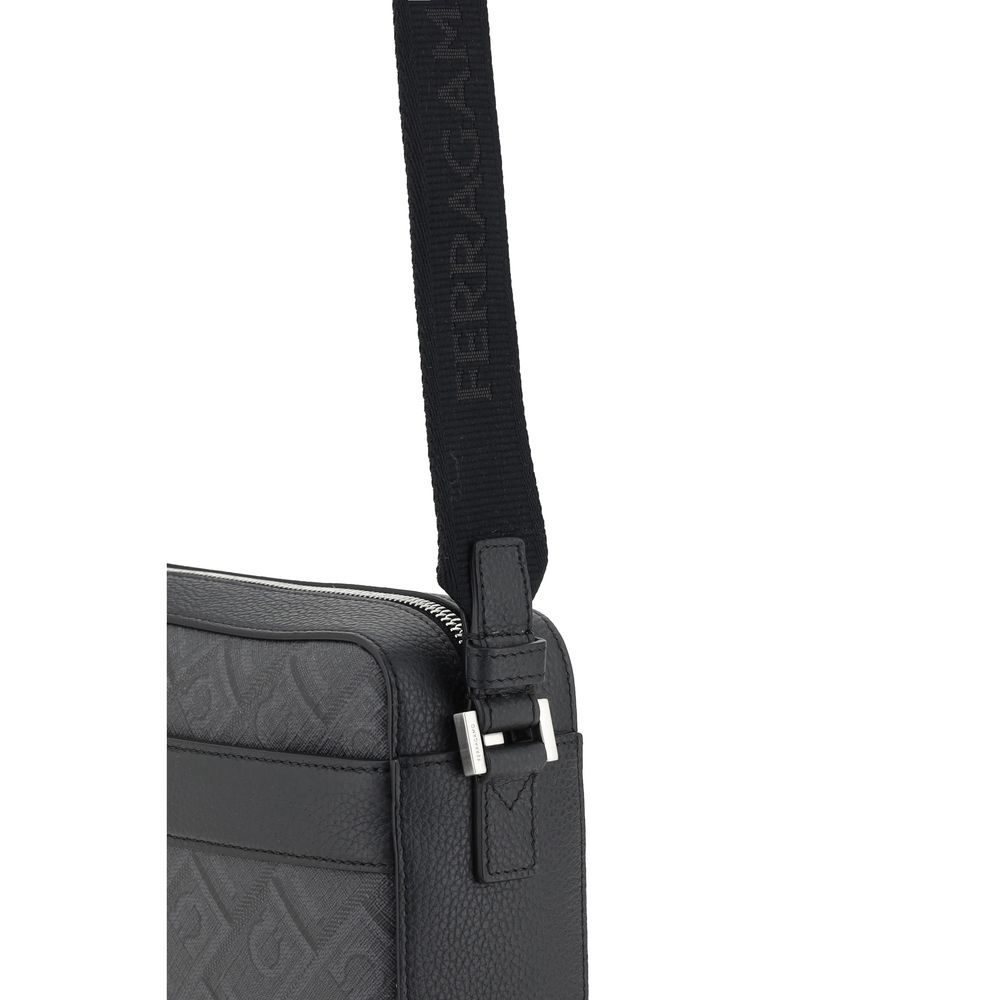 Ferragamo Black Polyethylene Shoulder Bag