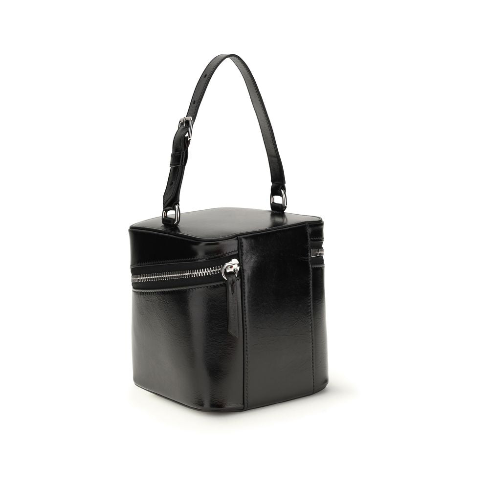 Maison Margiela Black Calf Leather Bos Taurus Backet Bag