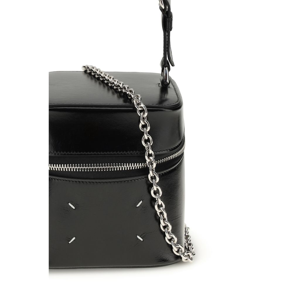 Maison Margiela Black Calf Leather Bos Taurus Backet Bag