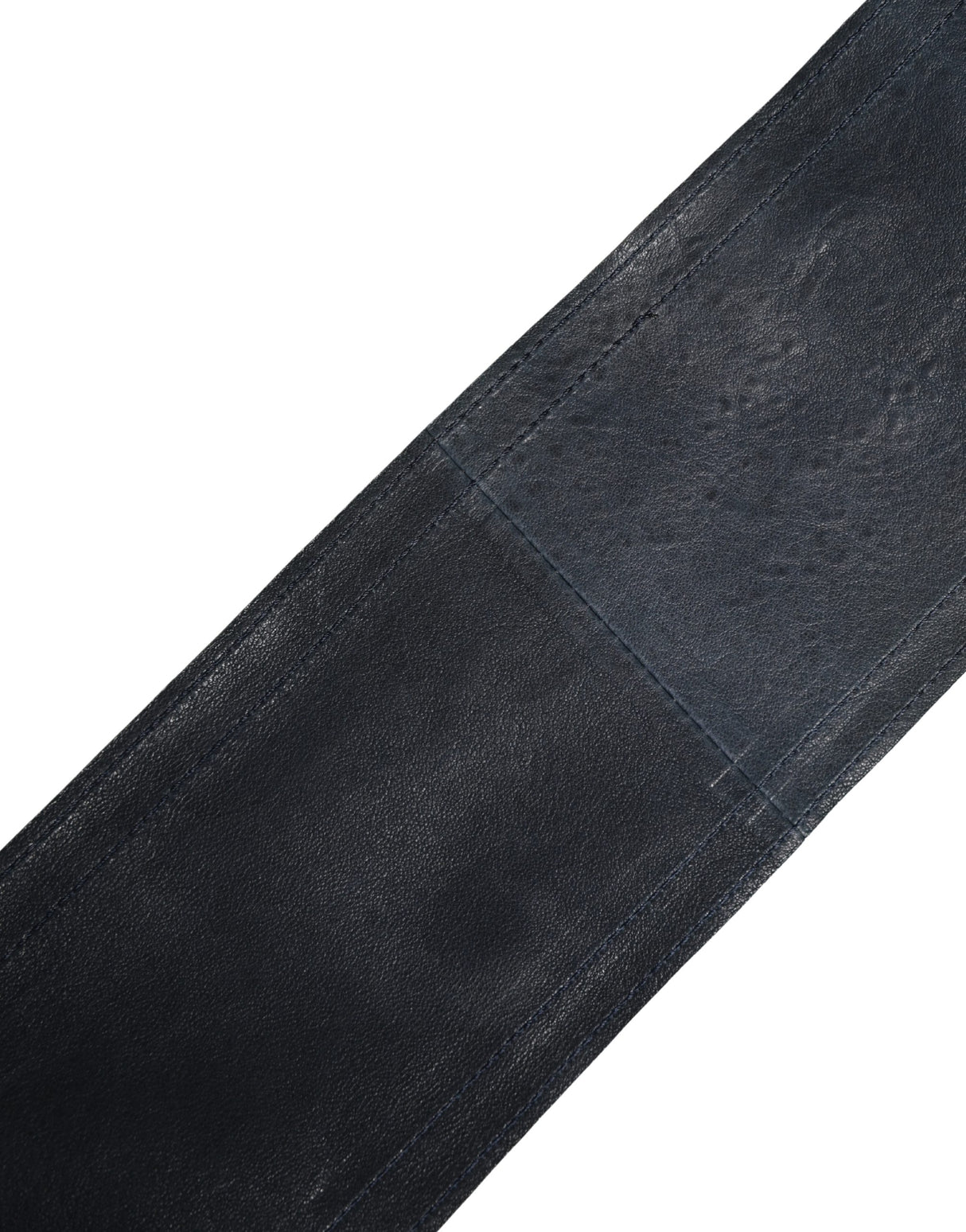 Ermanno Scervino Blue Leather Wide Waist Women Cintura Belt