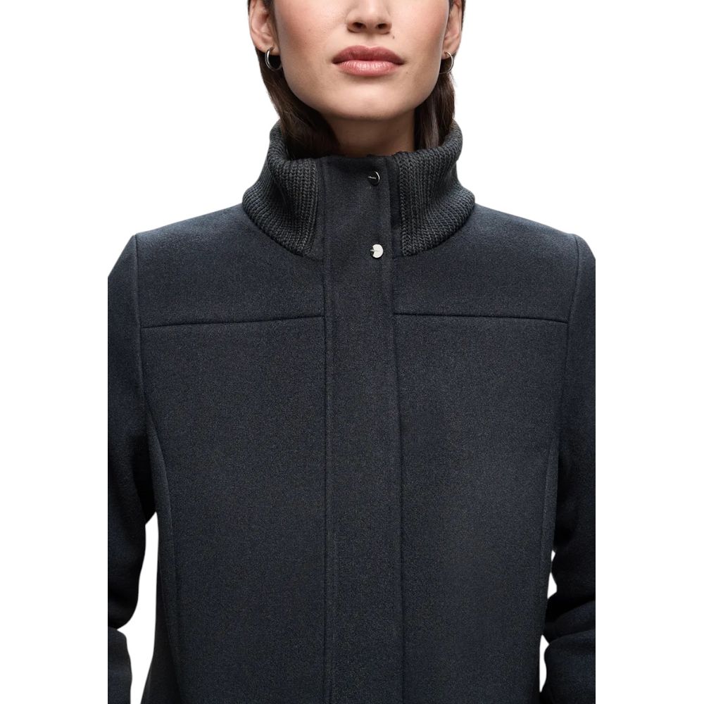 Street One Blue Polyester Coat